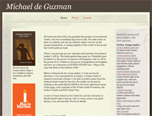 Tablet Screenshot of michaeldeguzman.com